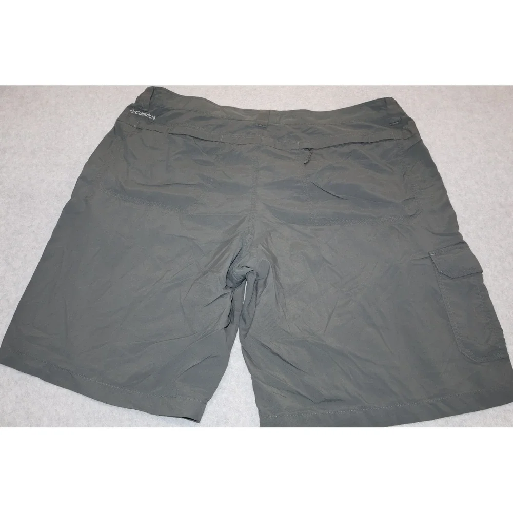 Columbia Cargo Shorts Mens 42 Gray Omni-Shade Sun Protection Hiking Outdoor
